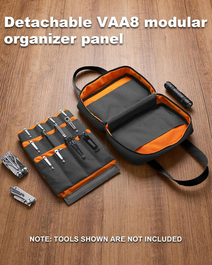 VIPERADE VE40 Knife Display Case with 40 Slots, Folding Knives Storage Holder, Knife Collection Carrier Bag for Folding Knives Flashlights Multitools