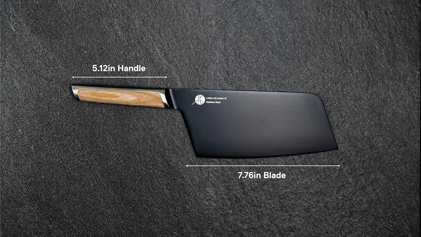 Everdure German Steel Professional Bread Knife, 10.55 Inch Serrated Edge Blade, Titanium Coated Blade with Pakka Wood Handle, Perfect Kitchen Knife for Slicing Bread Loaves, Bagels, Cake, and More
