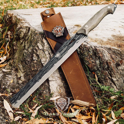 Dalstrong Curved Fillet Boning Knife 6”- Barbarian Series - Premium Swedish 14C28N High Carbon Stainless Steel - Black Brown Wood Handle Knife - Professional Fillet Knife- Sheath Included