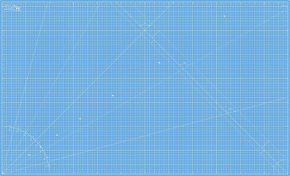 Elan Cutting Mat A4 Blue, Self Healing Cutting Mat 9x12 Inch, 5-Ply Craft Board Blue, Hobby Board for Crafts 9x12 Inch