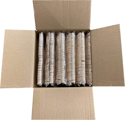 KingSeal FSC Certified Disposable Wood Cutlery Knife, Biodegradable and Earth Friendly, 6.5 Inch Length - 100 Count