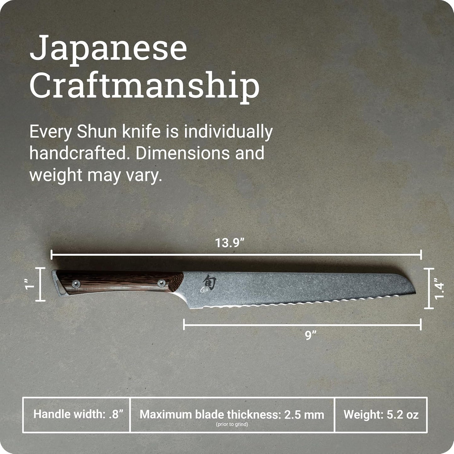 Shun Kanso 9" Bread Knife