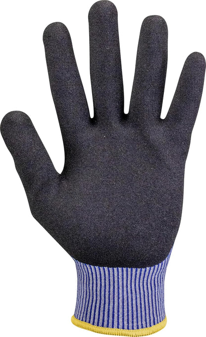 SAS Safety Corp SafeCut ThermaSure Cooling Nitrile Coated Safety Gloves | Machine Washable Touchscreen Compatible Work Gloves | Cut Resistant A5 Cut Level Gloves (Large/X-Large)