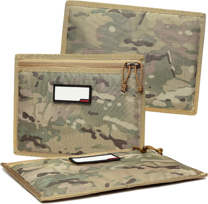 3-Pack Handgun Case,Soft Pistol Rug Case Tactical Handgun Storage Pouch with for Hunting Shooting Range Sports 4 of ID Patches Included