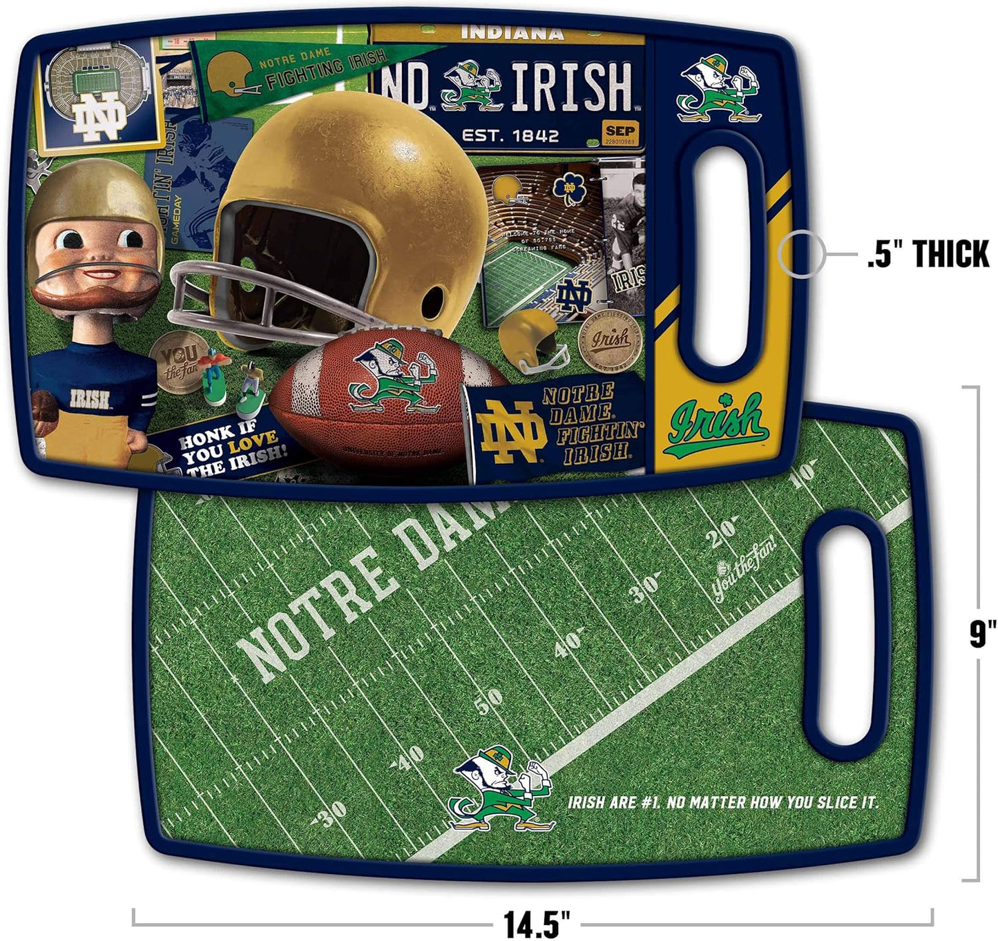 YouTheFan NCAA Retro Series Cutting Board - Colors B