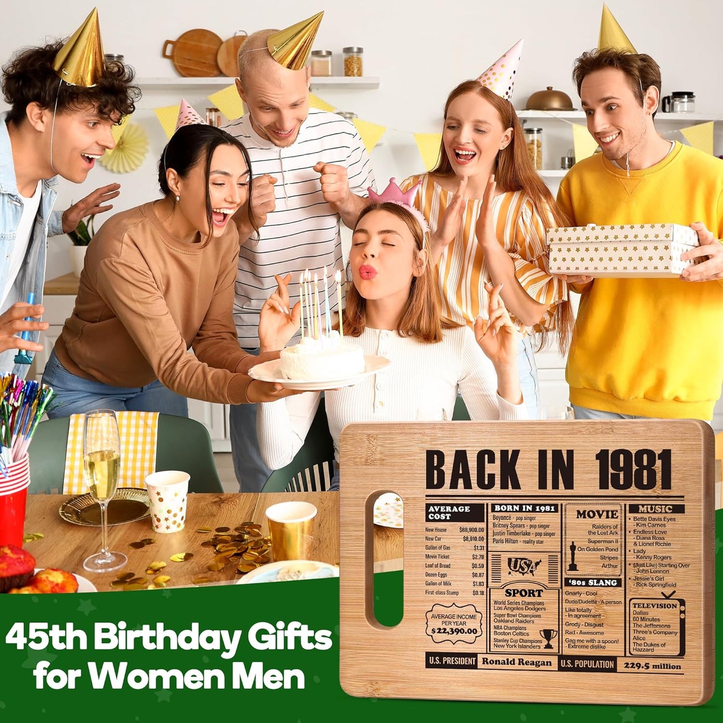 70th Birthday Gifts for Women Men, 70 Year Old Birthday Gifts Woman Man,70 Years Gifts for Mom Dad Grandparents Wedding Anniversary, Back In 1956 70s Birthday Decorations Bamboo Cutting Board