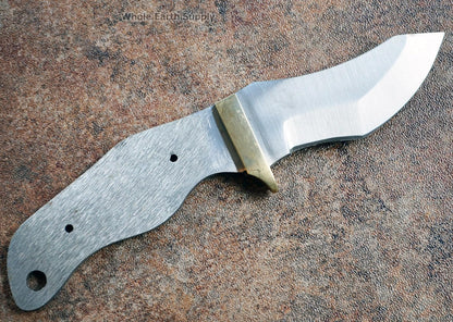 420 Stainless Steel Knife (420 Stainless Steel, Pair of 5.375 inch Bowie Blades)