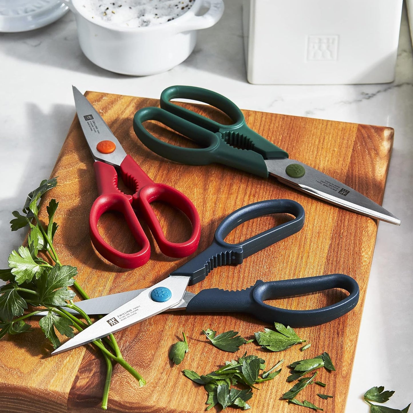 ZWILLING Now S 3-pc Shears Set, Blue, Red and Green