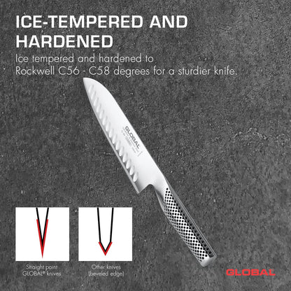 Global 7" Hollow Ground Santoku Knife
