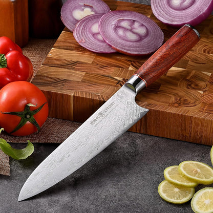 Damascus Paring Knife 3.5”, Peeler for Fruit, 73 Layers Damascus Steel Small fruit Knife with 10Cr15CoMoV Cutting Core, White Shadow Wood Handle, for Home & Restaurant, 2026 Gift