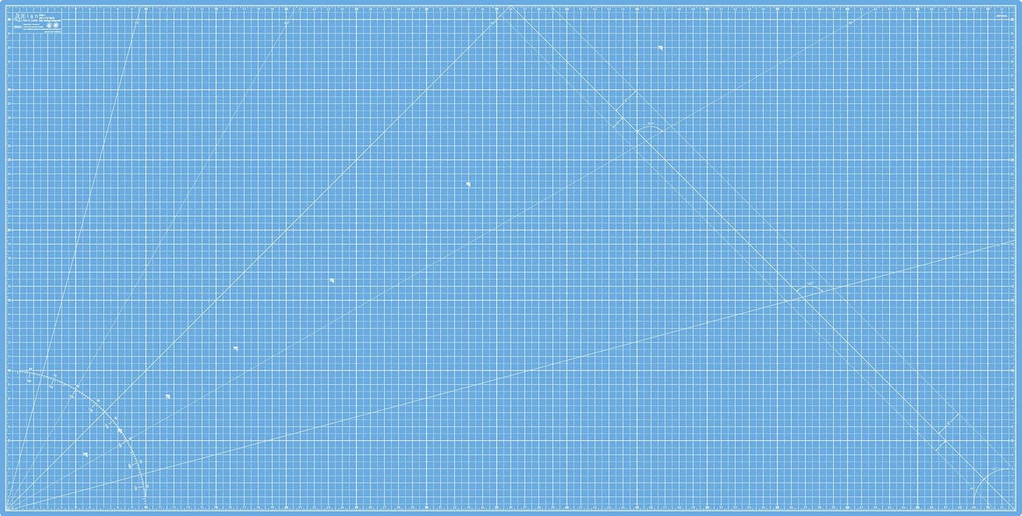 Elan Cutting Mat A4 Blue, Self Healing Cutting Mat 9x12 Inch, 5-Ply Craft Board Blue, Hobby Board for Crafts 9x12 Inch