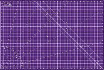 Elan Cutting Mat A3 Pink & Purple, Self Healing Cutting Mat 12x18 Inch, 5-Ply Craft Board Pink, Hobby Board for Crafts 12x18 Inch