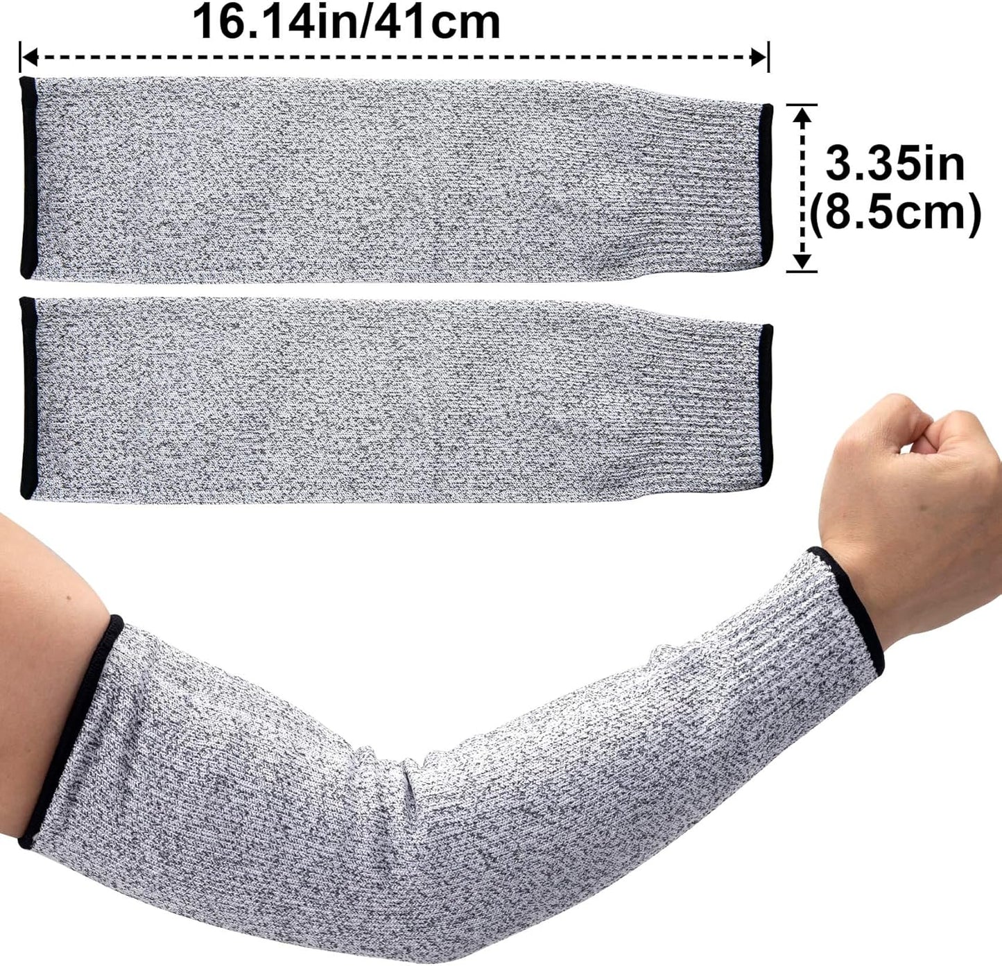 ANCIRS Cut Resistant Sleeves for Arm Protection, Gardening Sleeves, Dog Bite Safety Arm Sleeves