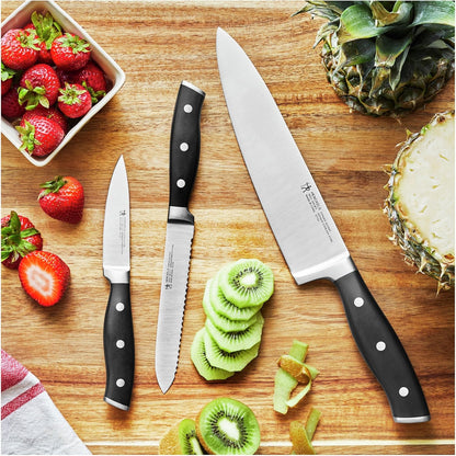HENCKELS Forged Accent Razor-Sharp 2-pc Paring Knife Set, White Handle, German Engineered Informed by 100+ Years of Mastery