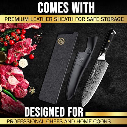 SliceElite Slice Series 8 Inch Carving Knife High Carbon German Stainless Steel Pakkawood Handle Brisket Slicer Chopper BBQ Chef Sharp Fruit Vegetable Butcher Kitchen Cutting Meat Tool Gift Precision