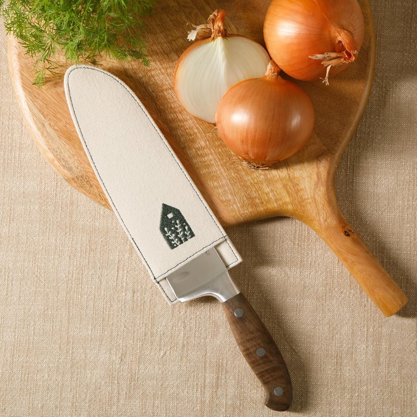 Bloomhouse - Two Time Oprah's Favorite Things Winner - 5" Utility Boning Kitchen Knife German Stainless Steel Blade w/Forged Italian Olive Wood Handle Full Tang for Meat Poultry & Precision Cutting