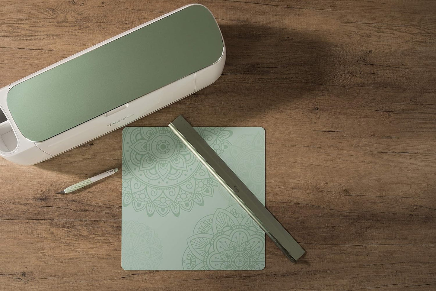 Cricut Self Healing Cutting Mat - Mat for use with TrueControl Knife, Rotary Cutter, Craft Knife, Xacto Knife - 12" x 12", Decorative, 2X Healing, Extra-Thick Cricut Cutting Mat, Rose