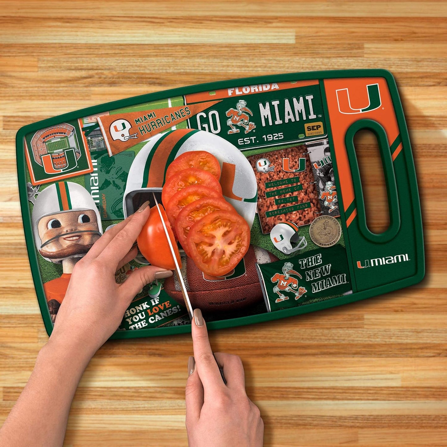 YouTheFan NCAA Retro Series Cutting Board - Colors B