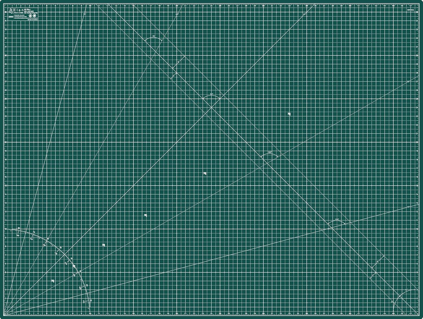 Elan Cutting Mat A4 Green, Self Healing Cutting Mat 9x12 Inch, 5-Ply Craft Board Green, Hobby Board for Crafts 9x12 Inch