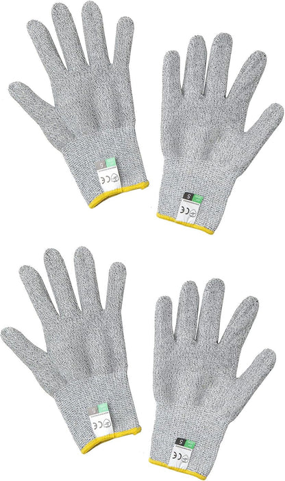 Cut Resistant Glove - High Performance Level 5 Protection for Kitchen Cutting, Food Grade Safety Gloves for Cutting (Small, 10 Pair Stand Gloves)