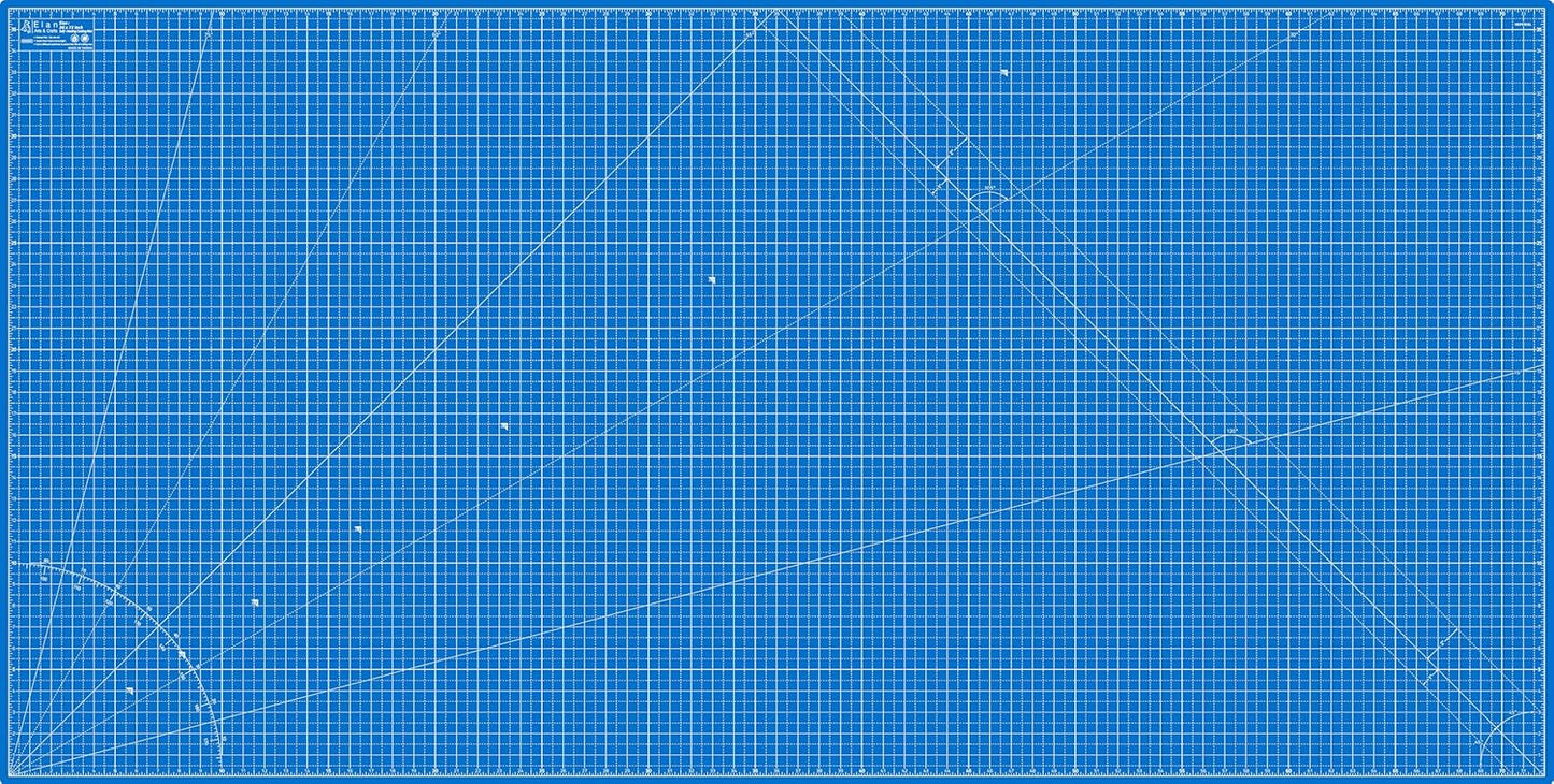 Elan Cutting Mat A4 Blue, Self Healing Cutting Mat 9x12 Inch, 5-Ply Craft Board Blue, Hobby Board for Crafts 9x12 Inch