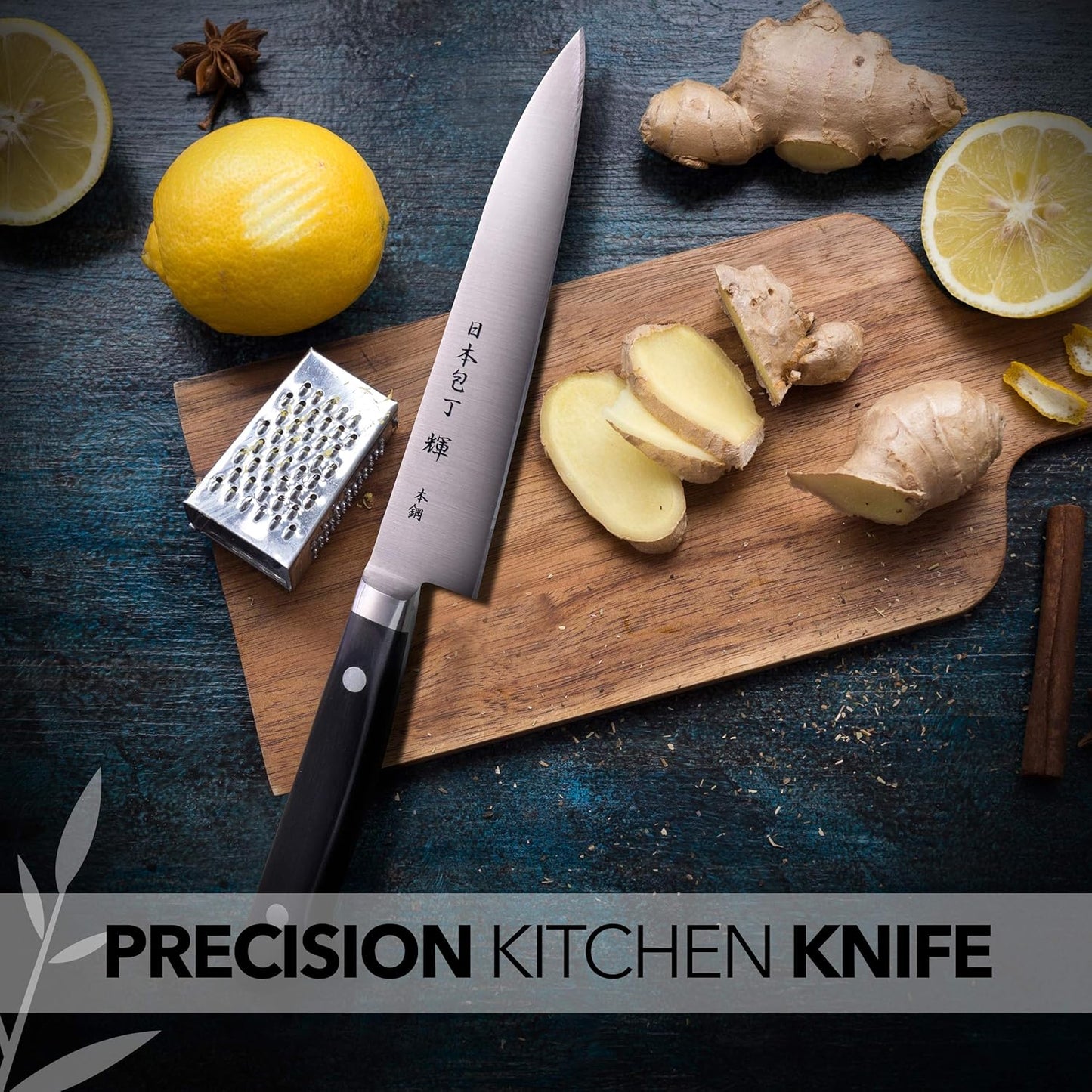 Kagayaki CarboNext Japanese Chef’s Knife, KC-1ES Professional Petty Knife, High Carbon Tool Steel Pro Kitchen Knife with Ergonomic Pakka Wood Handle, 4.7 inch