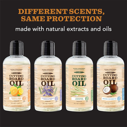 CLARK'S Cutting Board Oil - Coconut Extract Oil for Cutting Board - Made with Fractionated Coconut Oil for Kitchen Countertops, Butcher Blocks, Wooden Bowls and Utensils