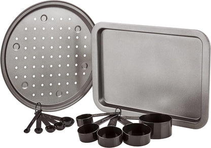 Gibson Home 74 Piece Kitchen in a Box Pots and Pans Cookware, Plates and Bowls Dinnerware, Cutlery Knife Block, Flatware Utensils, Tools & Gadgets, Storage, Glasses Set