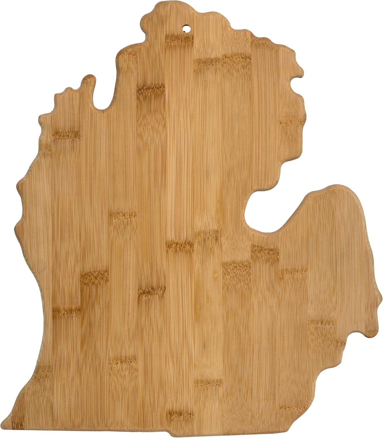 Totally Bamboo Oklahoma State Shaped Bamboo Serving and Cutting Board