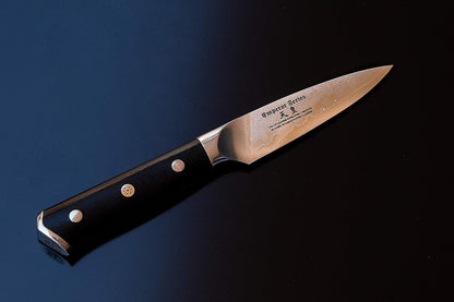 Regalia Paring (Petty) Knife 3.5 inch: Japanese AUS10 Super Steel 67 Layer High Carbon Stainless Damascus Steel Peeling Utility knives