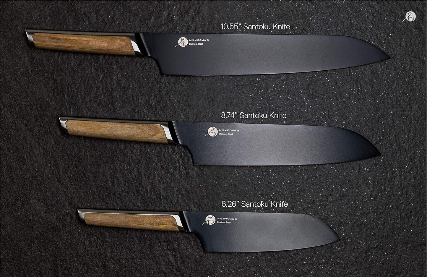 Everdure German Steel Professional Bread Knife, 10.55 Inch Serrated Edge Blade, Titanium Coated Blade with Pakka Wood Handle, Perfect Kitchen Knife for Slicing Bread Loaves, Bagels, Cake, and More