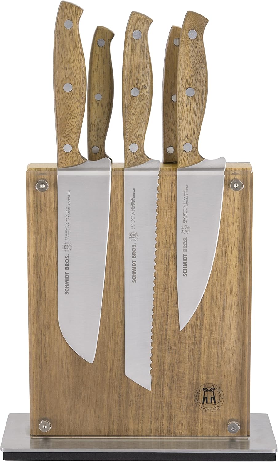 Schmidt Brothers Cutlery Project X / Acacian Petty Chef's Knife (Blade Length: Approx. 5.9 inches (15 cm)