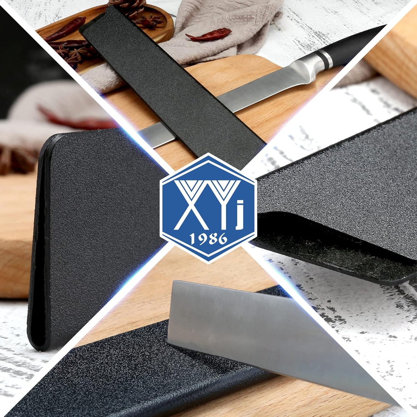 XYJ Universal Knife Edge Guards for 3.5'' Paring Fruit Knife 3 Pcs Set Kitchen Chef Sheath Knife Sleeve ABS Knife Cover Knife Blade Protectors