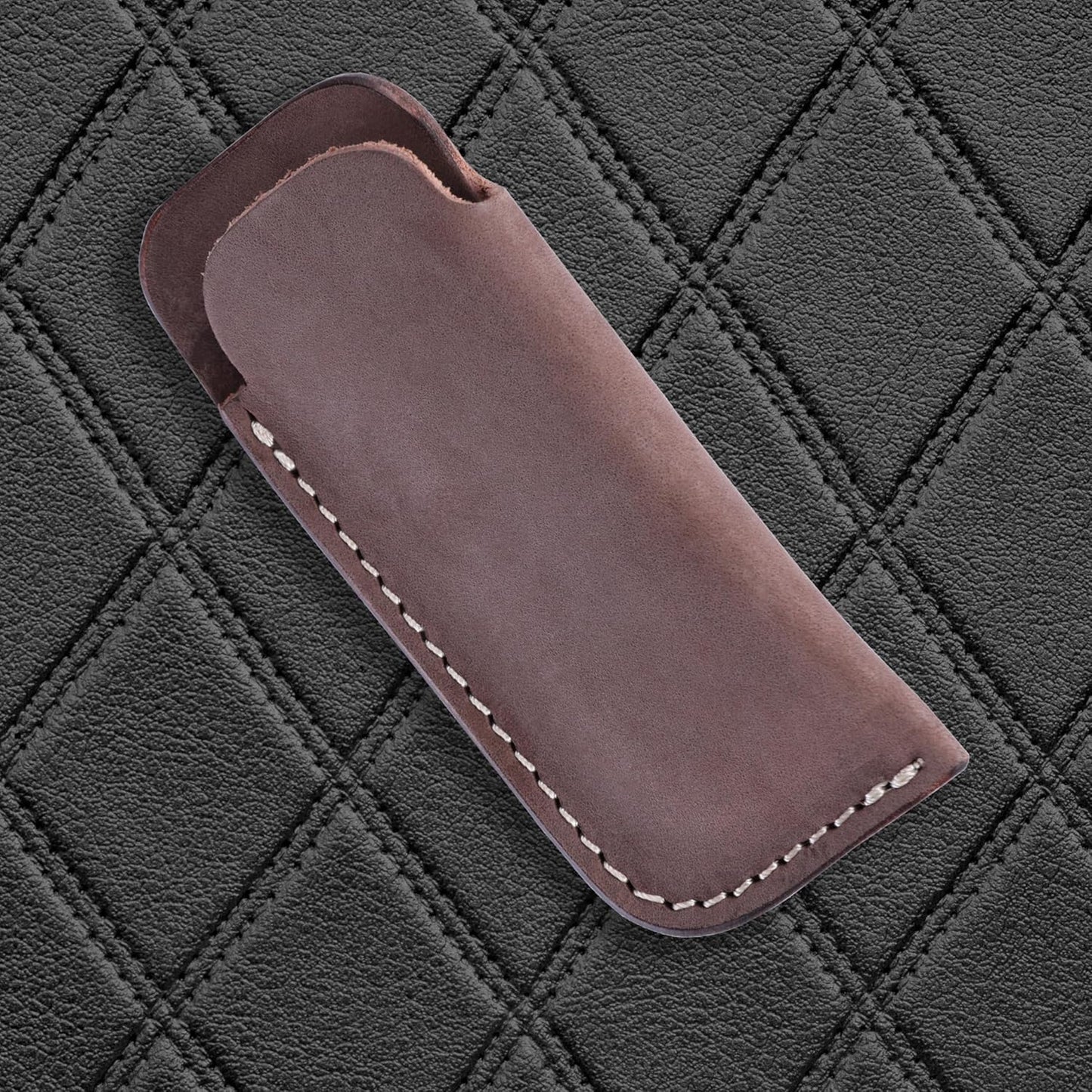CRKT Folding Knife Leather Sheath w/Pocket Clip, D7071