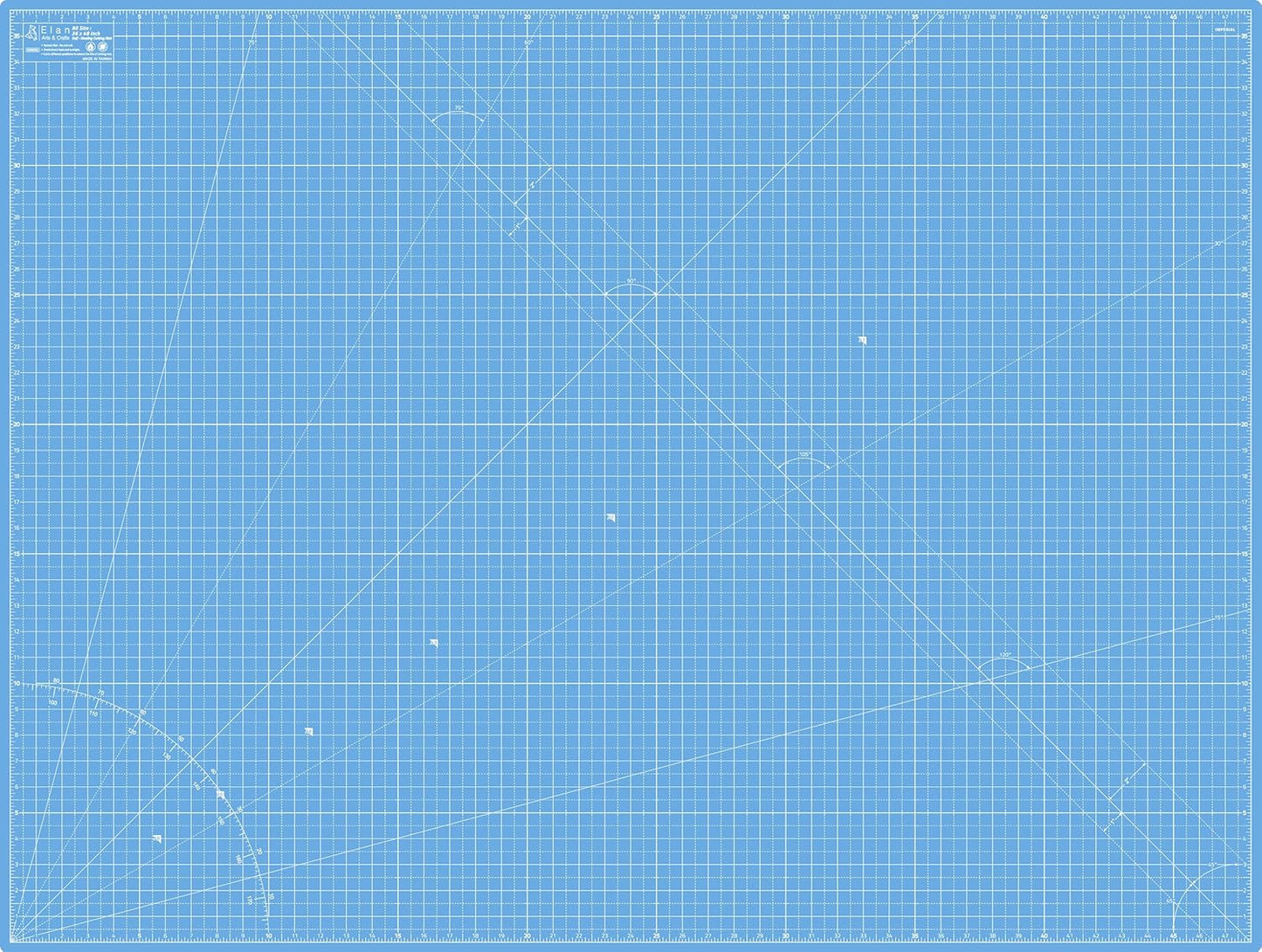 Elan Cutting Mat A4 Blue, Self Healing Cutting Mat 9x12 Inch, 5-Ply Craft Board Blue, Hobby Board for Crafts 9x12 Inch