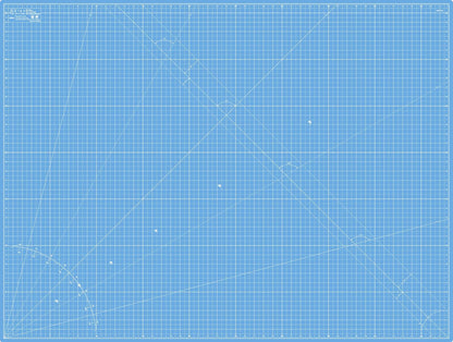 Elan Cutting Mat A4 Blue, Self Healing Cutting Mat 9x12 Inch, 5-Ply Craft Board Blue, Hobby Board for Crafts 9x12 Inch