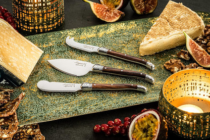 Laguiole Style de Vie Cheese Knife Set - Premium Line Cheese Knives Set with Charcuterie Board - Dishwasher Safe - Premium Tableware