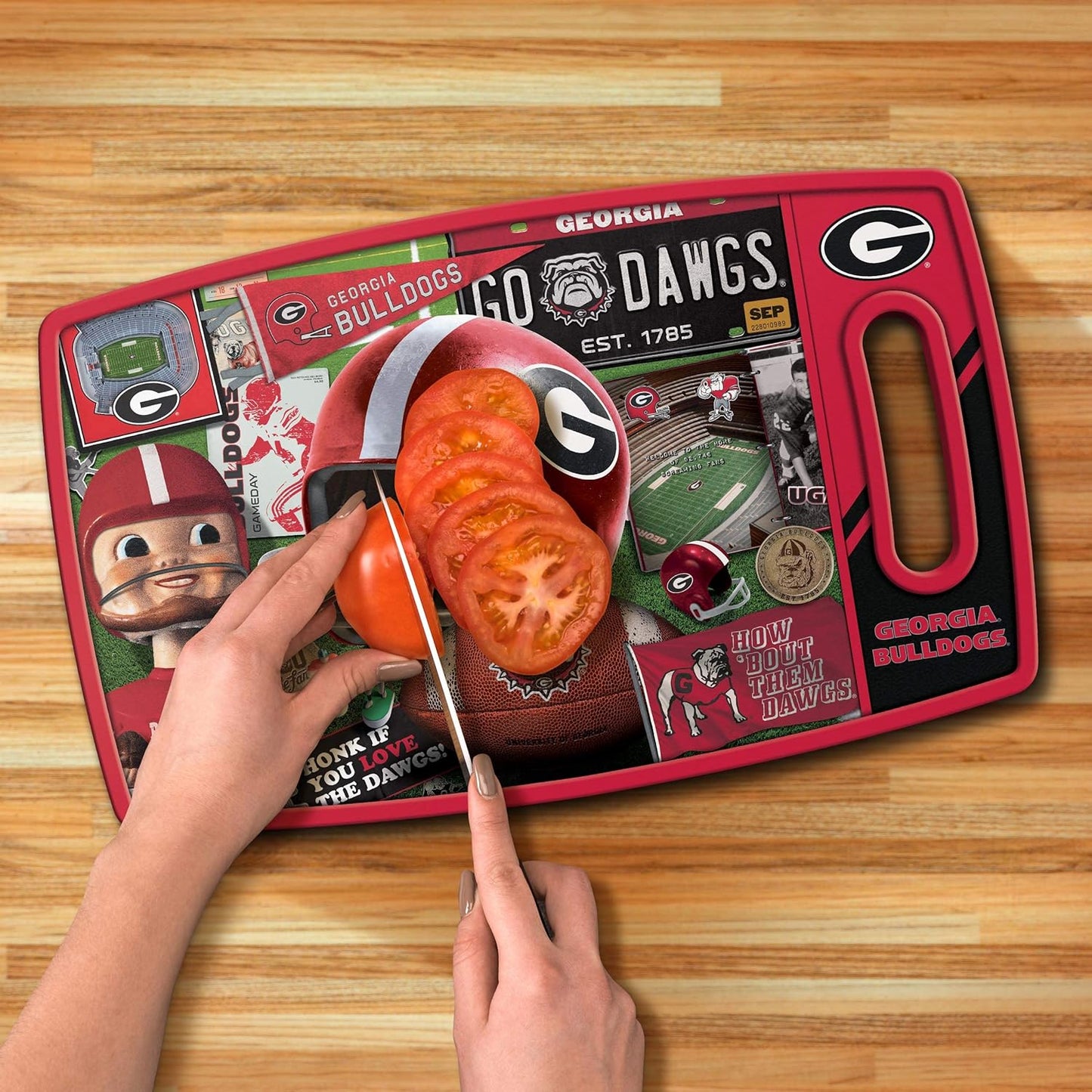 YouTheFan NCAA Retro Series Cutting Board - Colors A