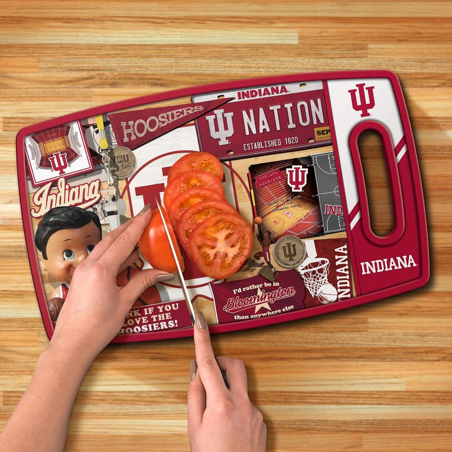 YouTheFan NCAA Retro Series Cutting Board - Colors B