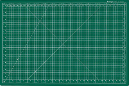 Dahle Vantage 10680 See-Through Premium Self-Healing Cutting Mat, 9"x12", 1/2" Grid, 5 Layers for Max Healing, Perfect for Crafts & Sewing, Clear