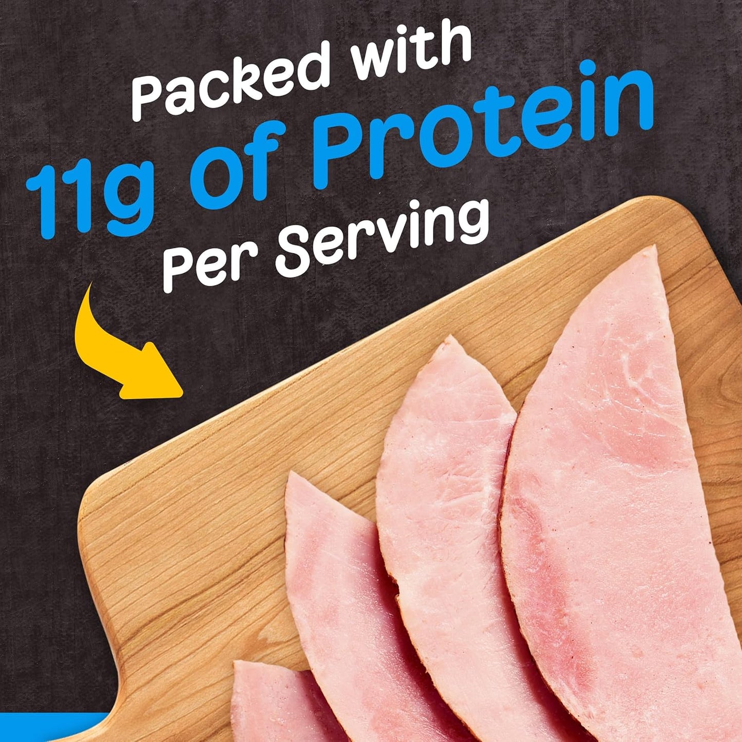 Oscar Mayer Carving Board Slow Cooked Ham Sliced Deli Meat, 7.5 oz Pack