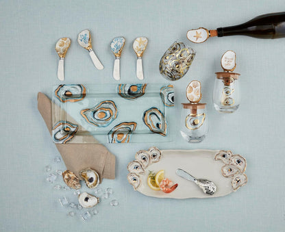 Mud Pie 5 1/2" Oyster Icon Spreader, Octopus