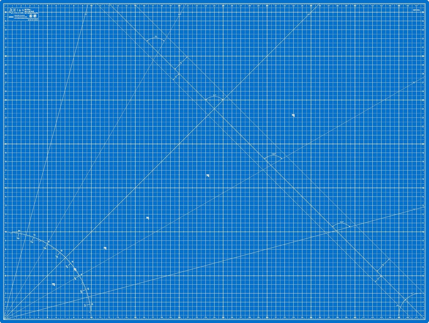 Elan Cutting Mat A4 Blue, Self Healing Cutting Mat 9x12 Inch, 5-Ply Craft Board Blue, Hobby Board for Crafts 9x12 Inch
