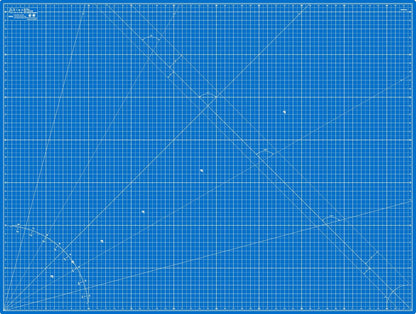 Elan Cutting Mat A4 Blue, Self Healing Cutting Mat 9x12 Inch, 5-Ply Craft Board Blue, Hobby Board for Crafts 9x12 Inch