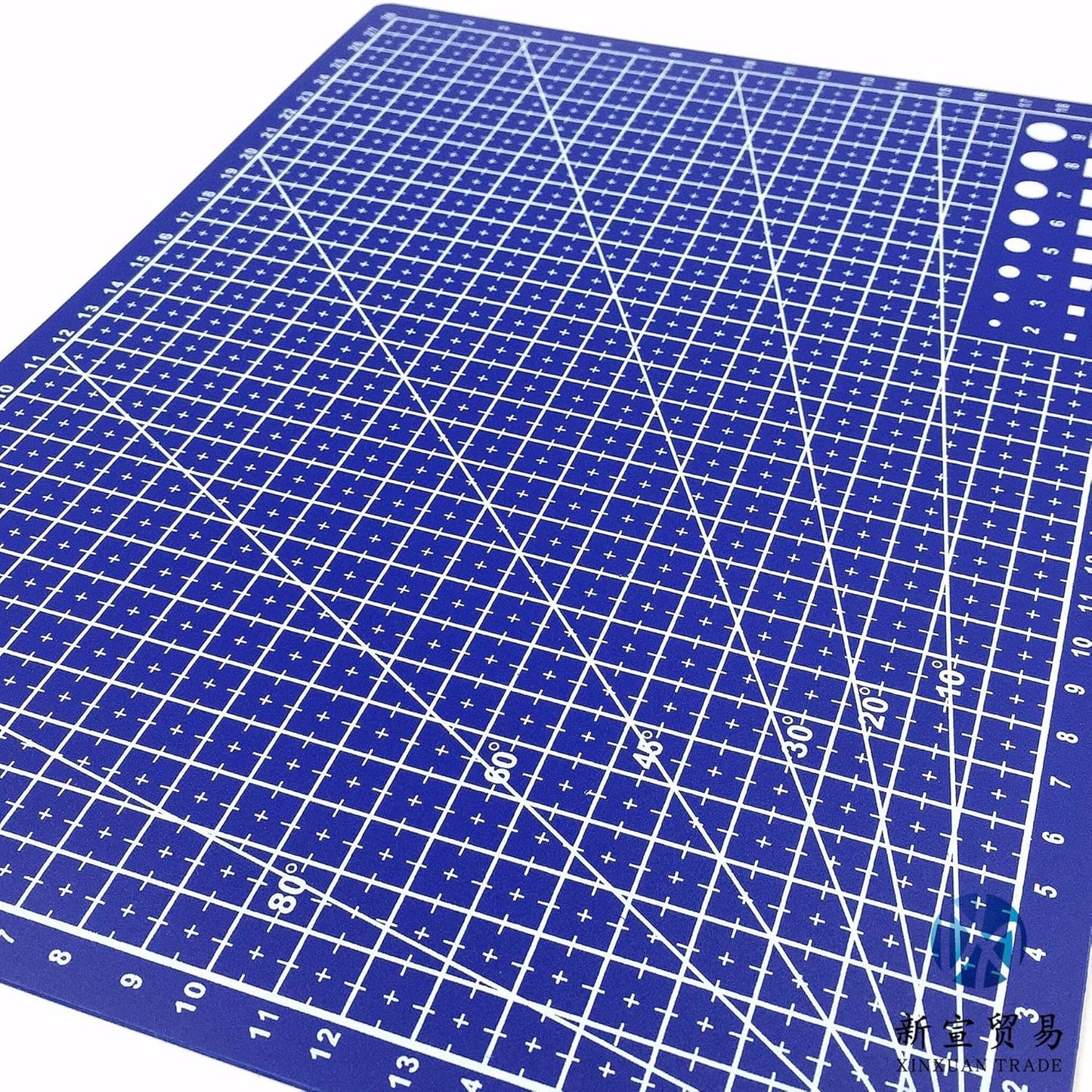 New A3 Double Side Craft Cutting Mat Cutting Board Sewing Pad Artist Carving Tools Handmade Crafts DIY Props (Purple)