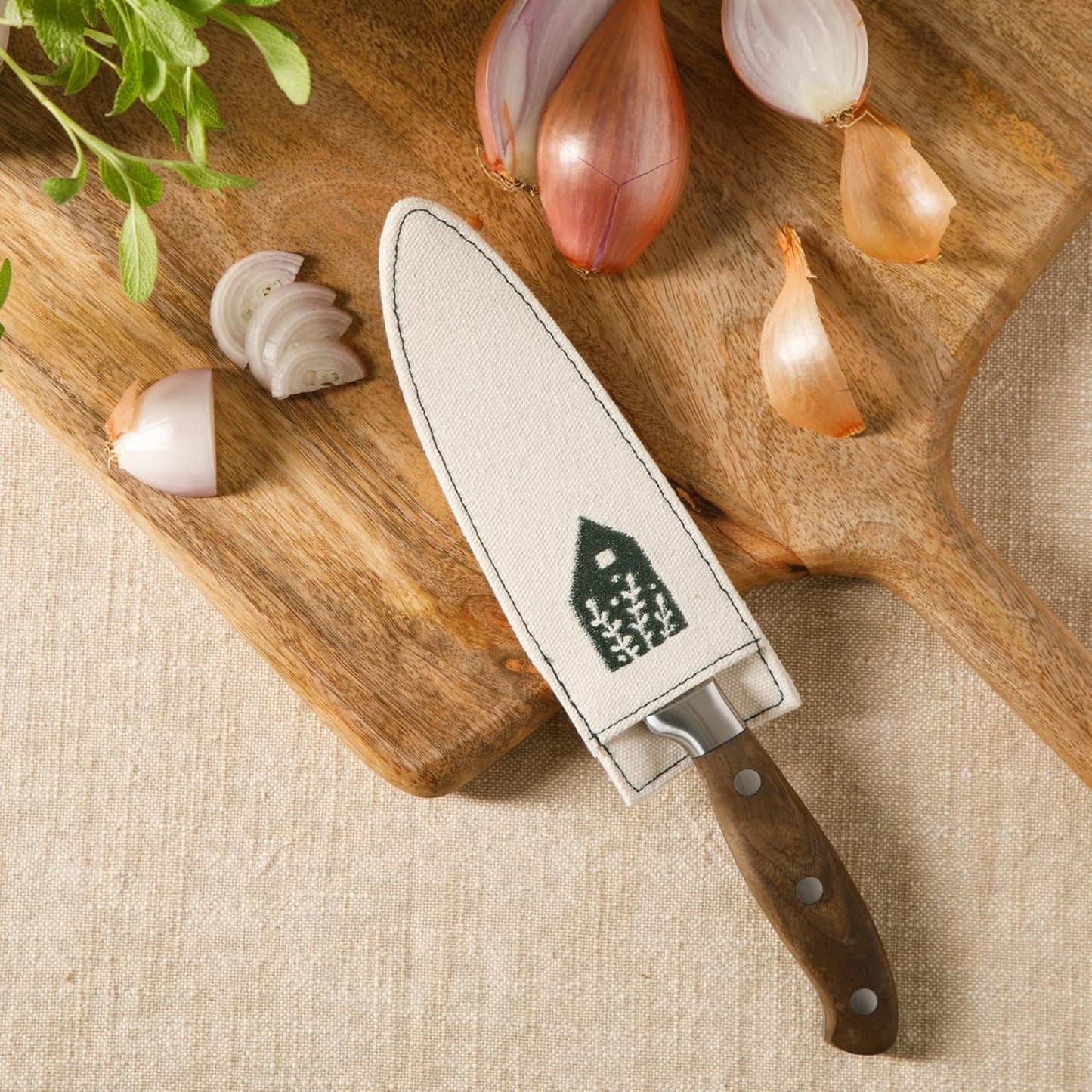 Bloomhouse - Two Time Oprah's Favorite Things Winner - 5" Utility Boning Kitchen Knife German Stainless Steel Blade w/Forged Italian Olive Wood Handle Full Tang for Meat Poultry & Precision Cutting