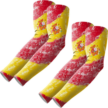 ROXUN Arm Sleeves, Cooling UV Sun Protection Sports Compression for Men/Women - Colors A