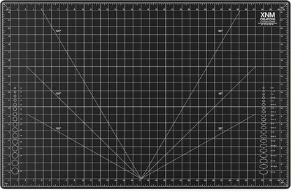 XNM Premium Self Healing Cutting Mat - 8 Inches by 11 inches - A4, 3 Layer Quality PVC Construction - Dual Sided, Imperial and Metric Grid Lines - Perfect for Cutting, Sewing, and Crafts