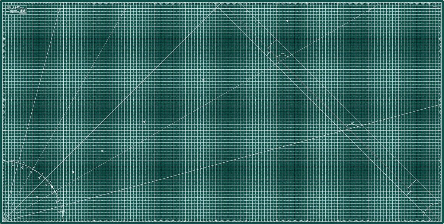 Elan Cutting Mat A4 Green, Self Healing Cutting Mat 9x12 Inch, 5-Ply Craft Board Green, Hobby Board for Crafts 9x12 Inch