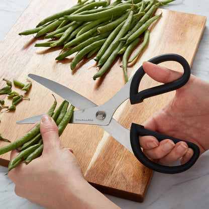 KitchenAid KQ351OHOBA Universal Stainless Steel Shears, Utility, Black